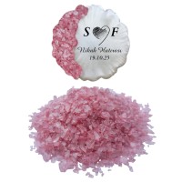 Epoksi Cam Kırığı Sedefli Şeker Pembe - 1KG