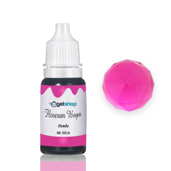 Epoksi Floresan Boya Pigment Floresan Koyu Pembe – 15ml