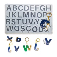 Epoksi Harf Kalıbı Alfabe Kalıbı Silikon 2.5cm EM239