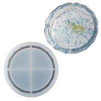 Epoksi Küllük Kalıbı Yuvarlak Desenli Büyük Boy Küllük Kalıbı Silikon 19x19cm Epoksi Küllük Kalıbı Yuvarlak Desenli Büyük Boy Küllük Kalıbı Silikon 19x19cm