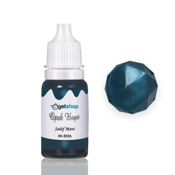 Epoksi Opak Boya Pigment Sedef Mavi - 15ml