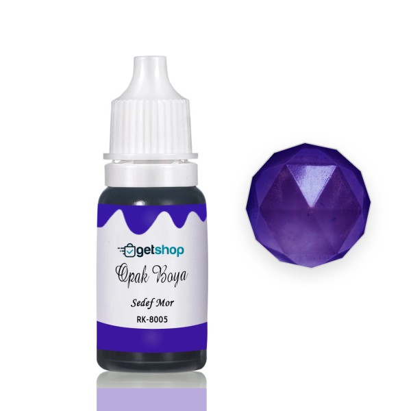 Epoksi Opak Boya Pigment Sedef Mor - 15ml