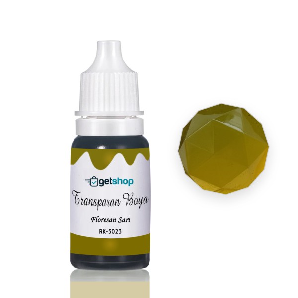 Epoksi Transparan Boya Pigment Floresan Sarı – 15ml