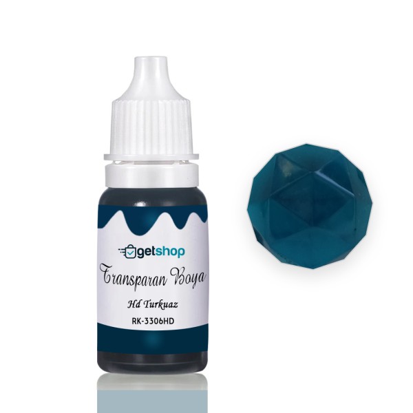 Epoksi Transparan Boya Pigment Hd Turkuaz – 15ml