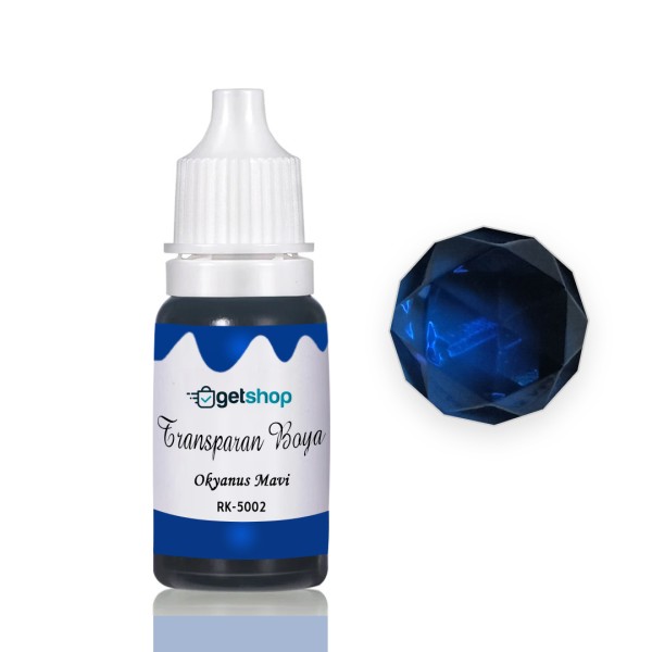 Epoksi Transparan Boya Pigment Okyanus Mavi - 15ml