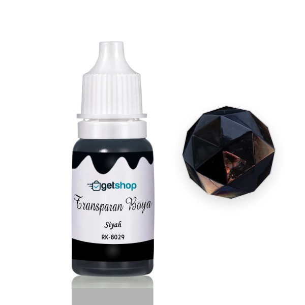 Epoksi Transparan Boya Pigment Siyah - 15ml