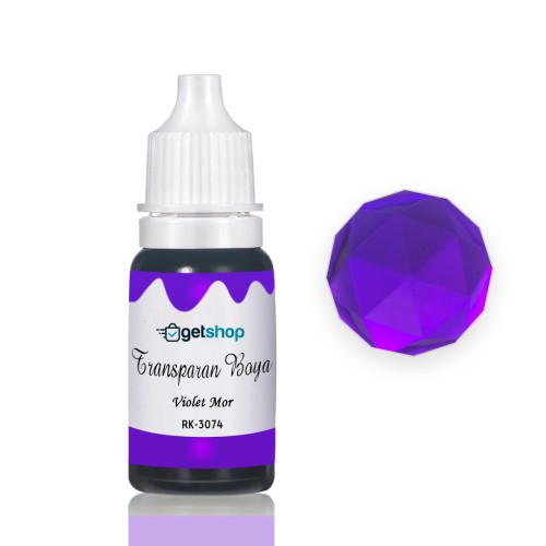 Epoksi Transparan Boya Pigment Violet Mor – 15ml