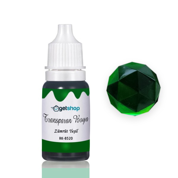Epoksi Transparan Boya Pigment Zümrüt Yeşil – 15ml
