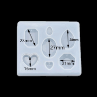 Epoksi Kristal Kesim Kolye Kalıbı Silikon GT9363