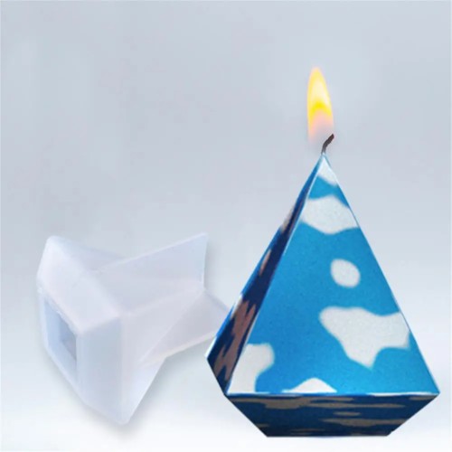 Epoksi Mum Kristal Piramit Dörtgen Koni Silikon Kalıbı GT9289