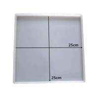 Epoksi Kare Tepsi Kalıbı Silikon 25x25cm GT7160 Epoksi Kare Tepsi Kalıbı Silikon 25x25cm GT7160
