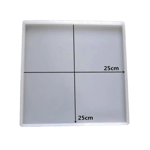 Epoksi Kare Tepsi Kalıbı Silikon 25x25cm GT7160 Epoksi Kare Tepsi Kalıbı Silikon 25x25cm GT7160