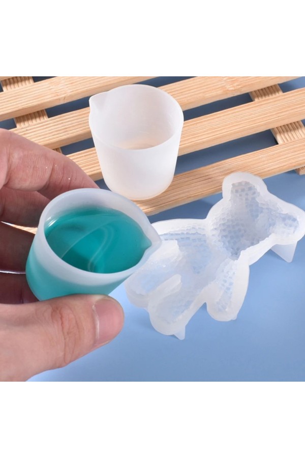 Epoksi Beaker Döküm Karıştırma Kabı Silikon 30ml GT9375