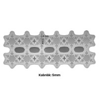 Epoksi Çoklu Yılbaşı Kar Tanesi Kalıbı Silikon EM311 Epoksi Çoklu Yılbaşı Kar Tanesi Kalıbı Silikon EM311