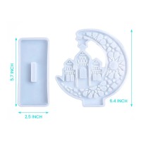 Epoksi Dekoratif Ayyıldız Camii Minare Masa Süsü Kalıbı Silikon Epoksi Dekoratif Ayyıldız Camii Minare Masa Süsü Kalıbı Silikon