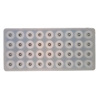 Epoksi 36 lı Boncuk Kalıbı Tesbih Kalıbı Silikon 10mm Epoksi 36 lı Boncuk Kalıbı Tesbih Kalıbı Silikon 10mm