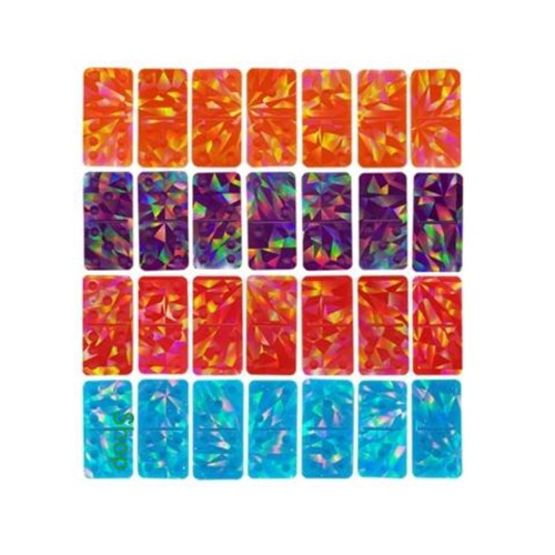 Epoksi Domino Hologramlı Silikon Kalıbı GT1001