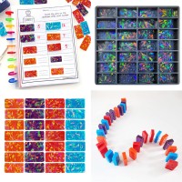 Epoksi Domino Hologramlı Silikon Kalıbı GT1001