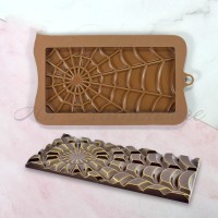 Çikolata Tablet Kalıbı Örümcek Ağı Model Çikolata Silikon Kalıbı GT2313 Çikolata Tablet Kalıbı Örümcek Ağı Model Çikolata Silikon Kalıbı GT2313