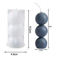 Epoksi Dikey Bubble Mum Kalıbı Sabun Kalıbı Silikon GT9619 Epoksi Dikey Bubble Mum Kalıbı Sabun Kalıbı Silikon GT9619