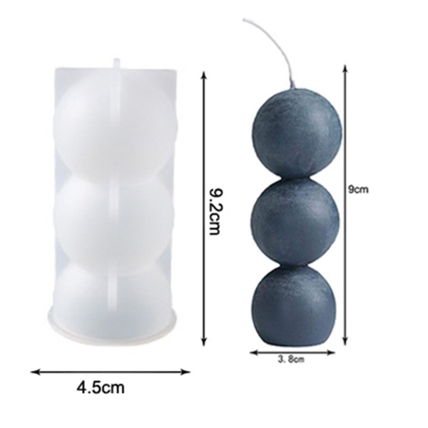 Epoksi Dikey Bubble Mum Kalıbı Sabun Kalıbı Silikon GT9619 Epoksi Dikey Bubble Mum Kalıbı Sabun Kalıbı Silikon GT9619