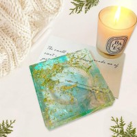 Epoksi Kare Küllük Kalıbı Silikon 10x10cm
