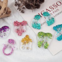 Epoksi Bebek Ayak Emzik Diş Biberon Anahtarlık Kalıbı Silikon GT9558