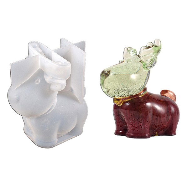 Silikon Mum Kalıbı Yılbaşı Geyik Noel Ev Dekorasyon Mum Kalıpları 9.6x5.8cm GT9569 Silikon Mum Kalıbı Yılbaşı Geyik Noel Ev Dekorasyon Mum Kalıpları 9.6x5.8cm GT9569