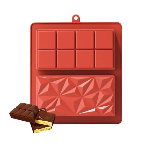 Çikolata Dubai Kalıbı Büyük Boy Tablet Dubai Çikolata Silikon Kalıbı GT502