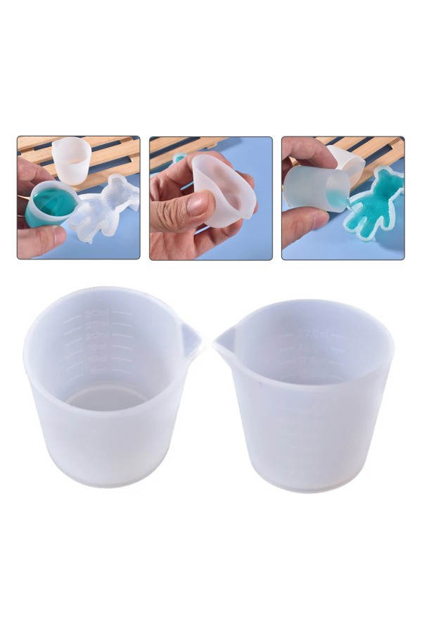 Epoksi Beaker Döküm Karıştırma Kabı Silikon 30ml GT9375