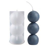 Epoksi Dikey Bubble Mum Kalıbı Sabun Kalıbı Silikon GT9619 Epoksi Dikey Bubble Mum Kalıbı Sabun Kalıbı Silikon GT9619