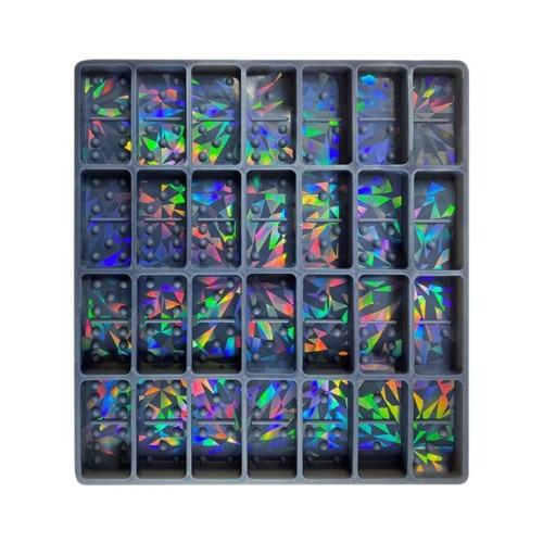 Epoksi Domino Hologramlı Silikon Kalıbı GT1001