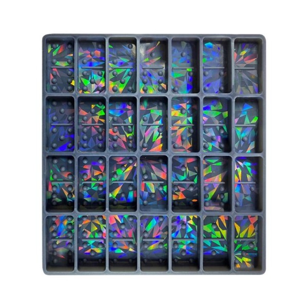 Epoksi Domino Hologramlı Silikon Kalıbı GT1001