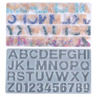 Epoksi Düz Delikli Büyük Harf Kalıbı Silikon