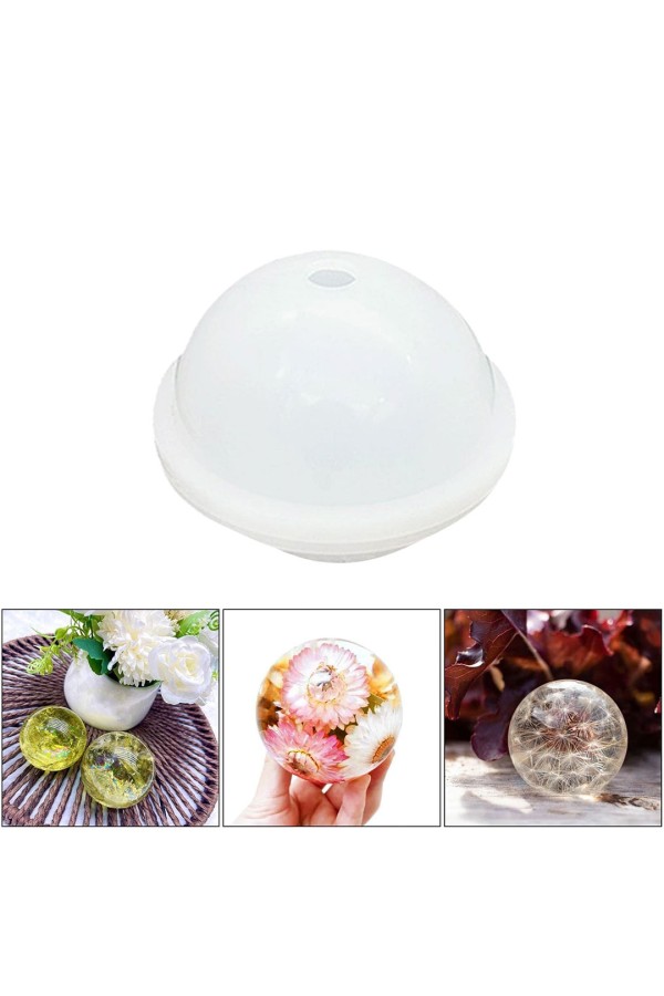 Epoksi Küre Kalıbı Silikon 6cm