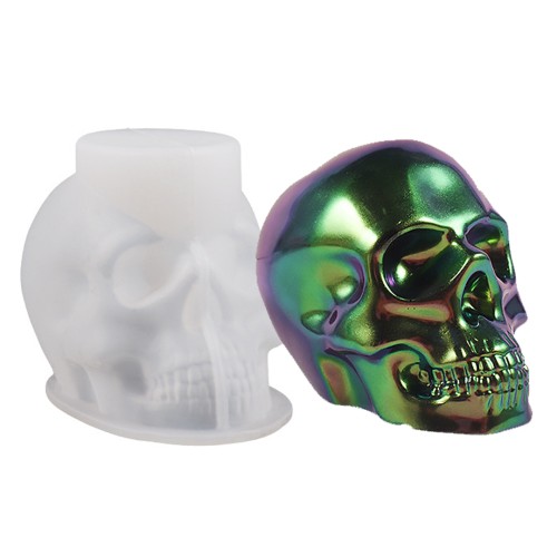 Epoksi Kuru Kafa Kafatası Kalıbı Silikon GT9545