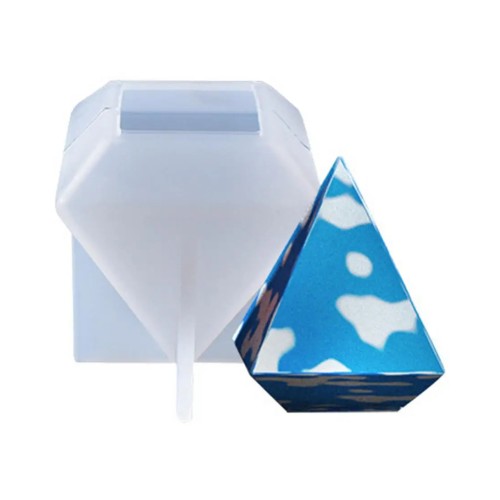 Epoksi Mum Kristal Piramit Dörtgen Koni Silikon Kalıbı GT9289