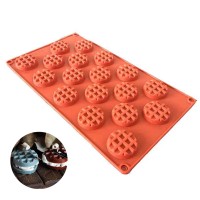 Mini Waffle Pişirme Yuvarlak Bisküvi Çikolata Kafes Bisküvi Silikon Kalıbı GT8098 Mini Waffle Pişirme Yuvarlak Bisküvi Çikolata Kafes Bisküvi Silikon Kalıbı GT8098