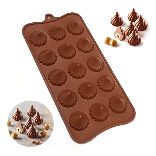 Silikon Çikolata Kalıbı Choco Flame Silikon Kalıbı GT1228