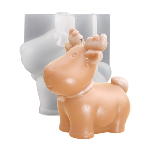 Silikon Mum Kalıbı Yılbaşı Geyik Noel Ev Dekorasyon Mum Kalıpları 9.6x5.8cm GT9569 Silikon Mum Kalıbı Yılbaşı Geyik Noel Ev Dekorasyon Mum Kalıpları 9.6x5.8cm GT9569