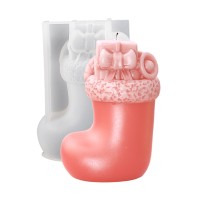 Silikon Mum Kalıbı Yılbaşı Noel Kar Ayakkabı Ev Dekorasyon Mum Kalıpları 10.4x7.1cm GT9567 Silikon Mum Kalıbı Yılbaşı Noel Kar Ayakkabı Ev Dekorasyon Mum Kalıpları 10.4x7.1cm GT9567