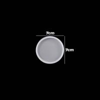 Epoksi Silikon 6cm Daire Kalıbı Epoksi Silikon 6cm Daire Kalıbı