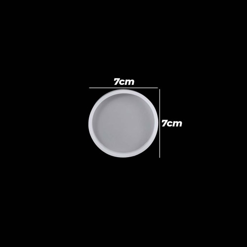 Epoksi Silikon 6cm Daire Kalıbı