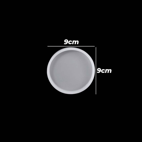 Epoksi Silikon 8cm Daire Kalıbı Epoksi Silikon 8cm Daire Kalıbı