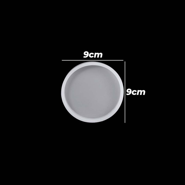 Epoksi Silikon 8cm Daire Kalıbı Epoksi Silikon 8cm Daire Kalıbı