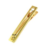 Epoksi Saç Tokası Aksesuar Dikdörtgen Gold M002 6 Adet