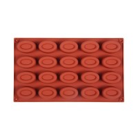 Çörek Oval Şekil Kek   Çikolata Silikon Kalıbı