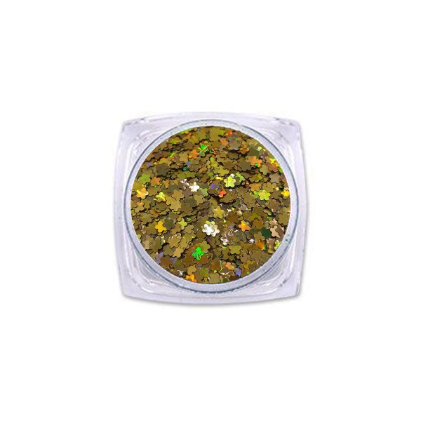 Epoksi Süsleme Glitter Yıldız Pul Gold 5gr