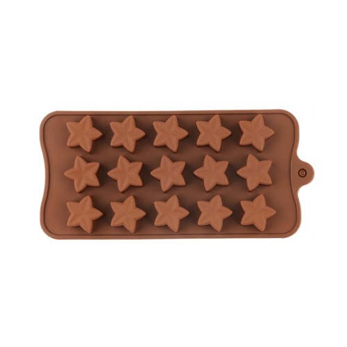 Yıldız Model Çikolata Silikon Kalıbı