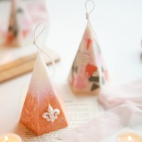 Beşgen Mika Mum Kalıbı 12.5x7.5cm